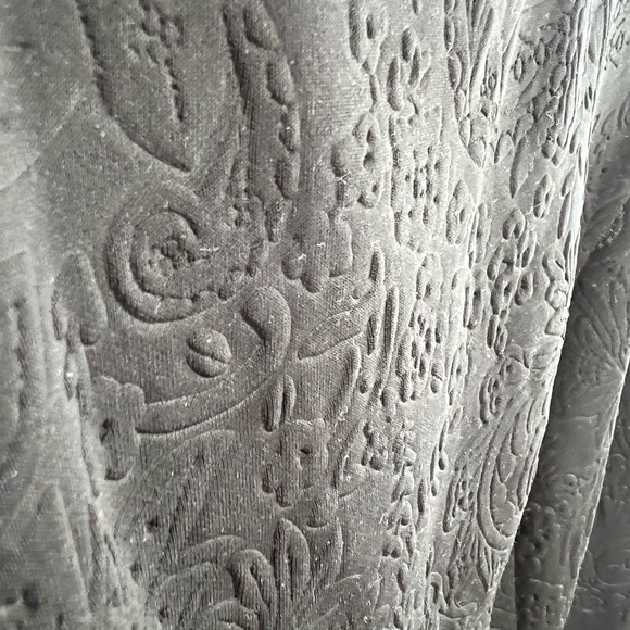 Black Embossed Mini Dress - Picture 5 of 5